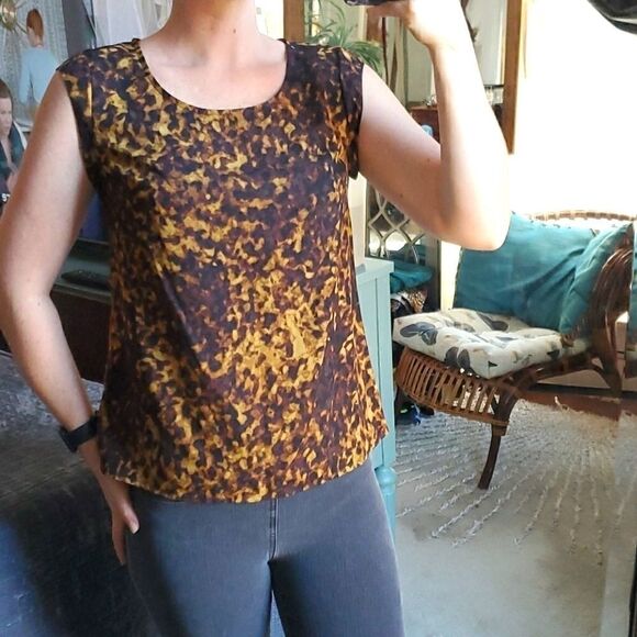 Merona Animal Print Shell  - Picture 1 of 7